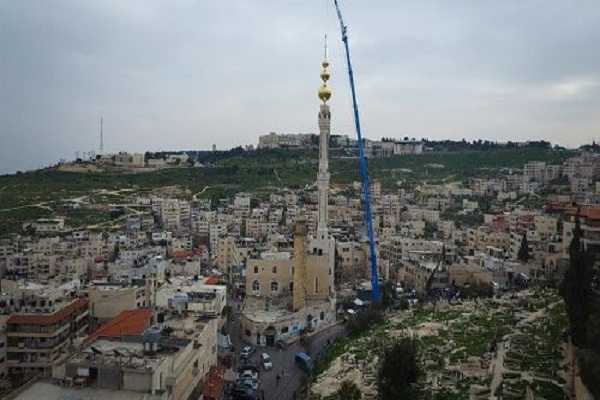 Highest Minaret Launched in Holy Quds