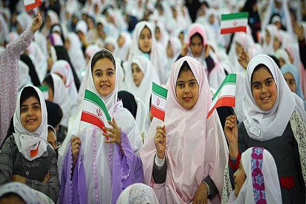 Teenage Girls Gathering in Tehran to Mark Hazrat Masoumeh Birth Anniversary