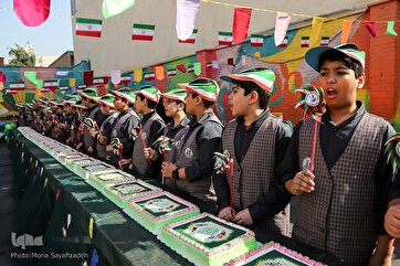 14-Meter-Long Cake Baked in Ahvaz for Imam Hussein Birth Anniversary