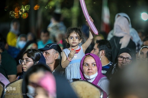 A religious performance accompanied by a concert in Tehran