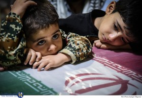 وداع با پیکر شهید مدافع حرم محمود نریمانی