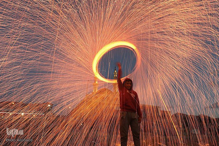 استقبال آتشین جوانان «غزه» از رمضان المبارک