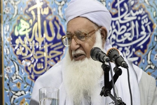 امولانا محمد حسین گرگیج امام جمعه اهل سنت آزادشهر