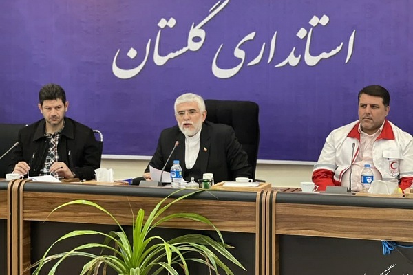 زنگانه استاندار گلستان در جلسه بحران استان