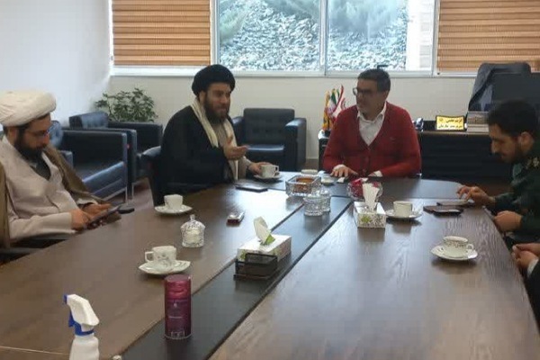 جلسه برگزاری مراسم معنوی اعتکاف با حضو رئیس تبلیغات اسلامی شهرستان گرگان