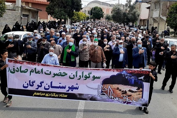  مراسم دسته روی شهادت امام صادق ع 