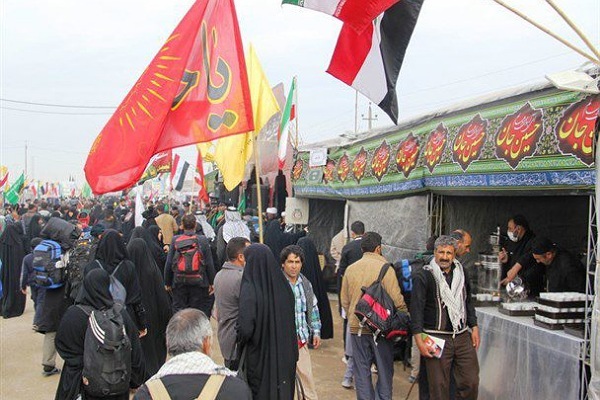 مواکب اربعین حسینی برای خدمت رسانی به زائرین حسینی