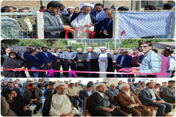 افتتاح طرح های عمرانی به مناسبت هفته دولت در ازادشهر