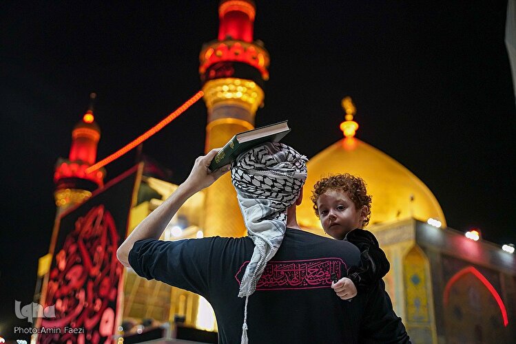 احیای شب 21 ماه رمضان در آستان علوی