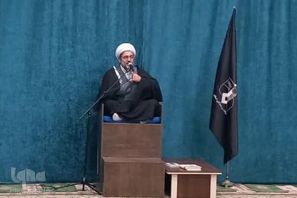 حجت‌الاسلام گنجی، مسئول نمایندگی ولی فقیه در یگان حفاظت فرودگاه سپاه نینوا گلستان