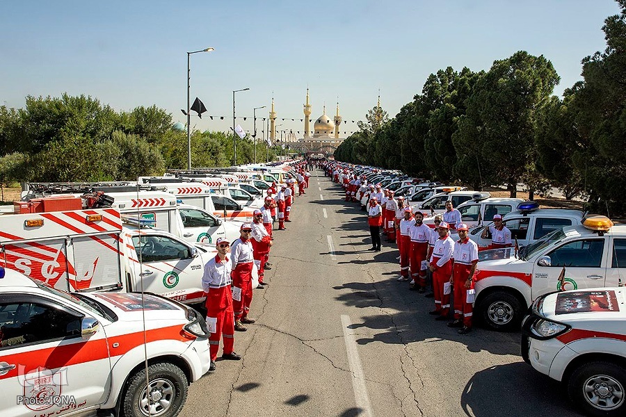 فعالیت 14 قرارگاه اربعینی هلال‌احمر در مرزهای شرقی و غربی