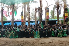عکس | بازسازی واقعه عاشورا در روستای ده‌زیار