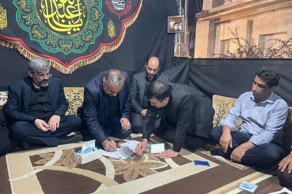 گذشت از قصاص در شب اربعین در موکب صلح و سازش در گرگان