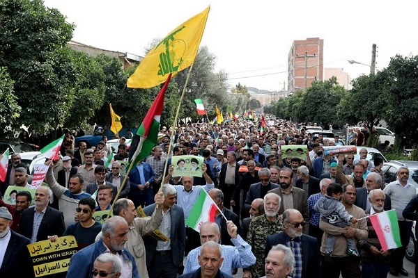 تظاهرات مردمی حمایت از فلسطین در گلستان