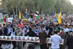 عکس| راهپیمایی محکومیت جنایات وحشیانه رژیم صهیونیستی در گلستان