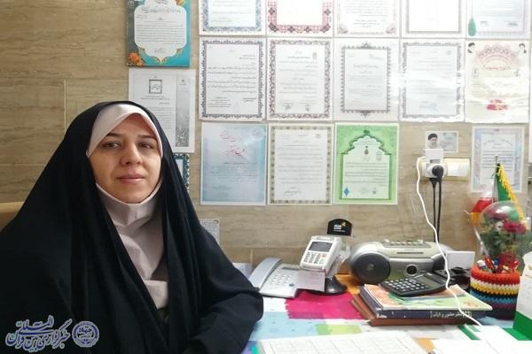 مهقانی مدیر خانه قرآن مشکات گرگان