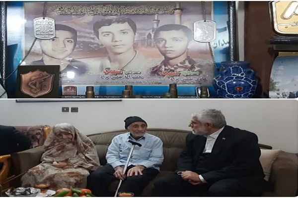 پدر شهیدان بهمنی نژاد در دیدار با استاندار گلستان