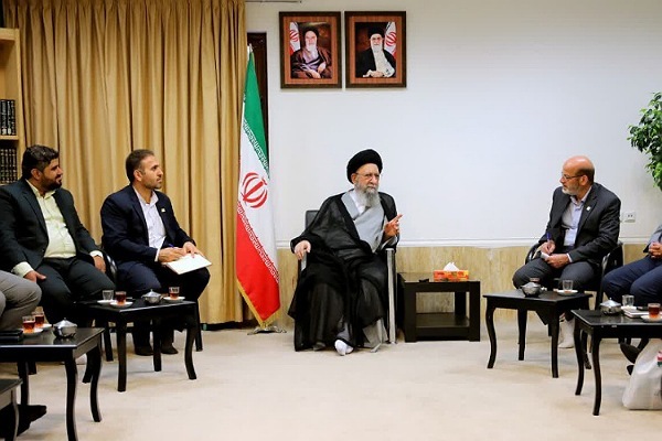 آیت الله نورمفیدی امام جمعه گرگان در دیدار با رئیس جهاددانشگاهی