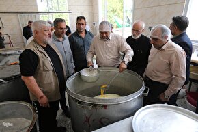 افتتاحیه آشپزخانه طرح اطعام حسینی