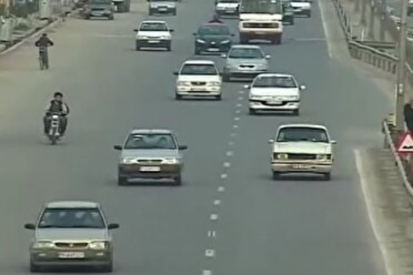 تردد ماشین در جادههای گلستان در نوروز تردد ماشین در جادههای گلستان در نوروز