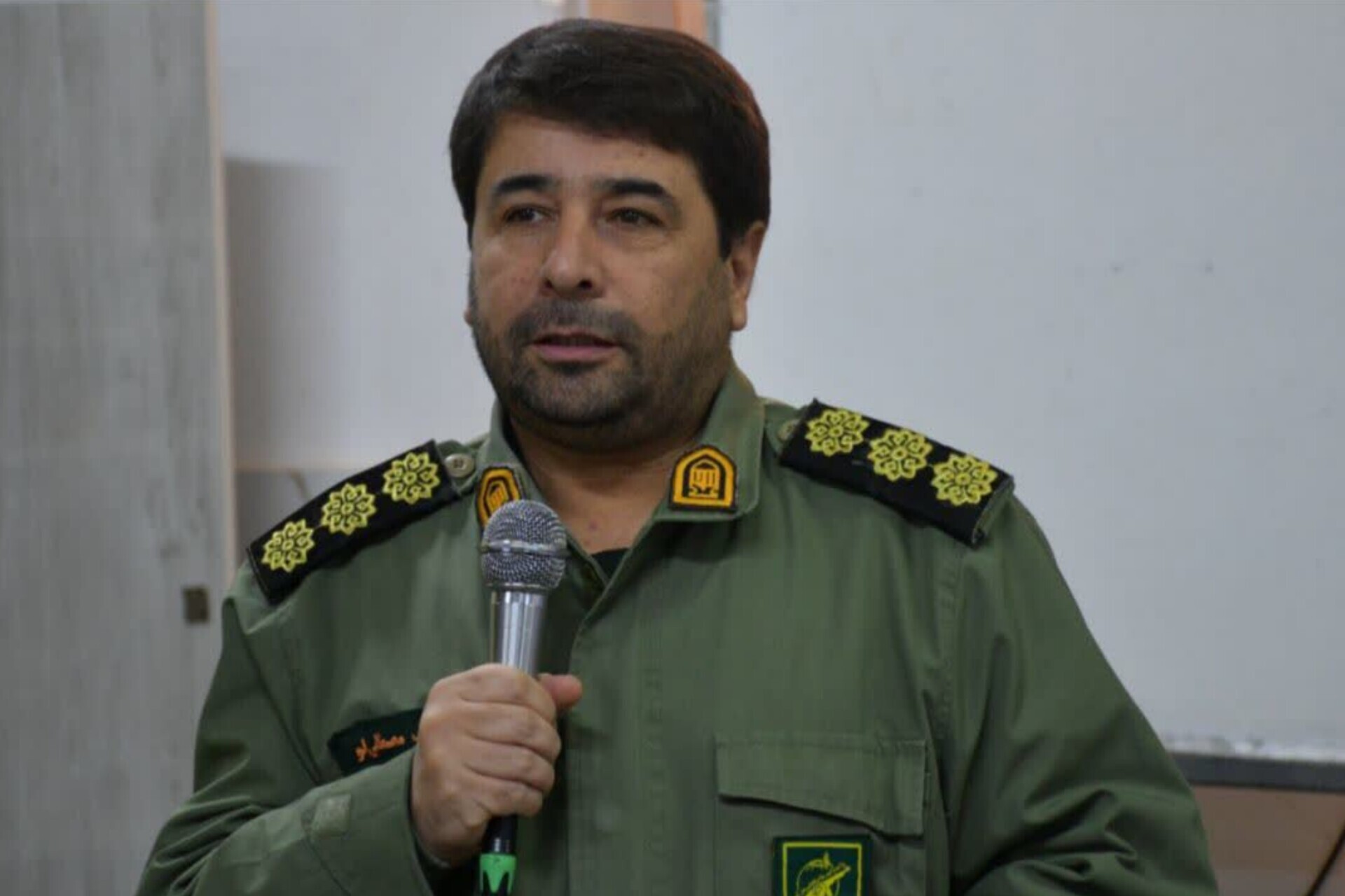 سرهنگ یعقوب مصطفی‌لو فرمانده سپاه آق‌قلا