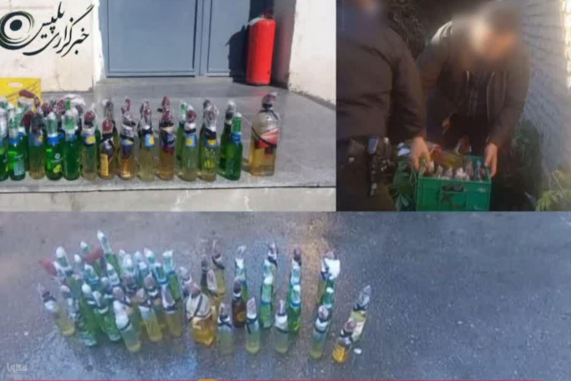 کشف ۵۲ عدد کوکتلمولوتوف کشف ۵۲ عدد کوکتلمولوتوف