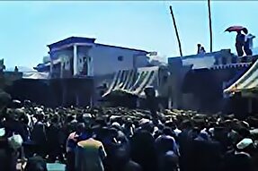 فیلم | عزاداری یک قرن گذشته در سبزه‌میدان تهران