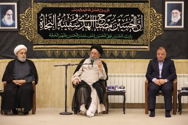 آیت الله نورمفیدی امام جمعه گرگان در دیدار با دبیر مجمع جهانی