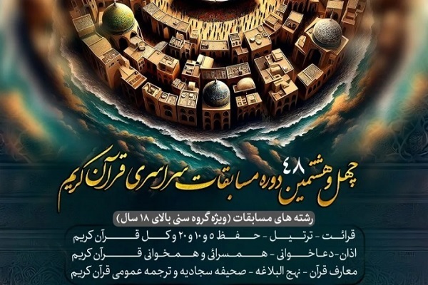 اعلام اسامی راه‌یافتگان به مرحله نهایی چهل و هشتمین مسابقات سراسری قرآن اوقاف