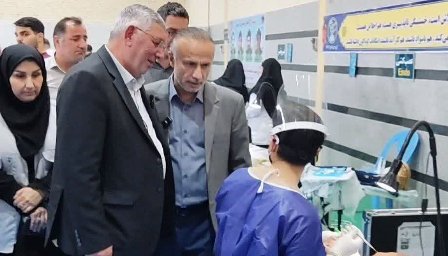  ارائه خدمات بهداشتی و درمانی رایگان به 3500 نفر در اردوهای جهادی