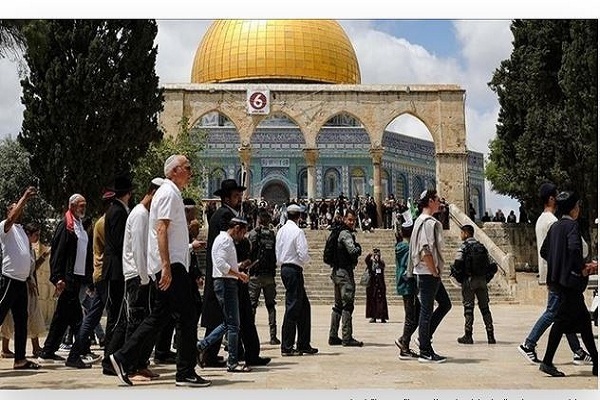 یورش شهرک‌نشینان صهیونیست به مسجدالاقصی