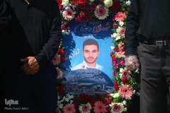 تشییع پیکر شهید «مهدی هاشمی خواه» در کلاله