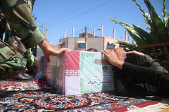 تشییع پیکر شهید «مهدی هاشمی خواه» در کلاله