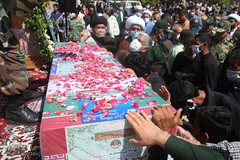 تشییع پیکر شهید «مهدی هاشمی خواه» در کلاله