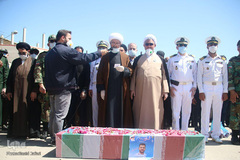تشییع پیکر شهید «مهدی هاشمی خواه» در کلاله