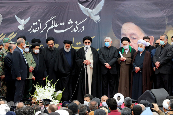 تشییع پیکر آیت‌الله علوی گرگانی - گرگان