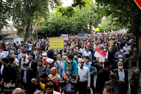 راهپیمایی روز قدس در گرگان