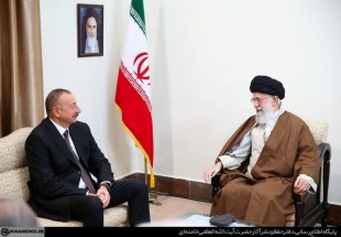 伊斯兰革命领袖会见阿塞拜疆总统